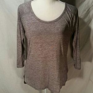 Cynthia Rowley 3/4 sleeve xs drapey top